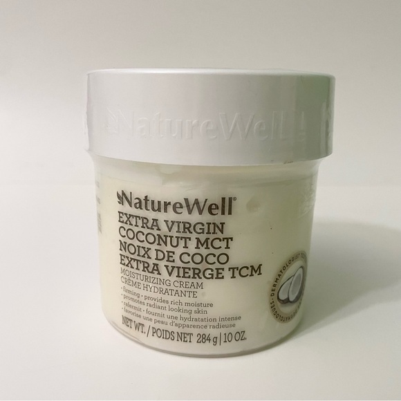 NatureWell Extra Virgin Coconut MCT Moisturizing Cream  284g - Picture 1 of 10